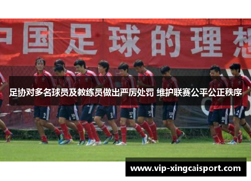 足协对多名球员及教练员做出严厉处罚 维护联赛公平公正秩序