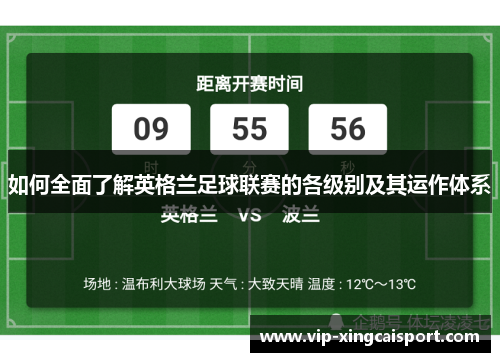 如何全面了解英格兰足球联赛的各级别及其运作体系